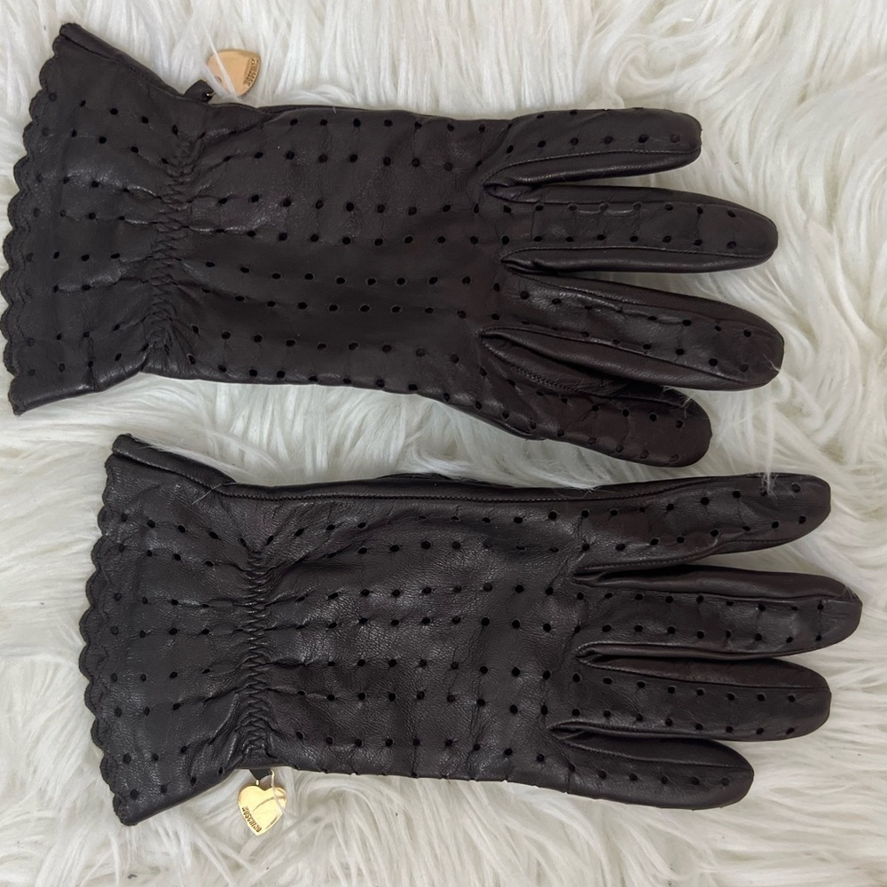 Moschino leather gloves - Picture 5 of 7